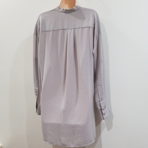 Mossimo tv xs women's gray blouse - Picture 6 of 8